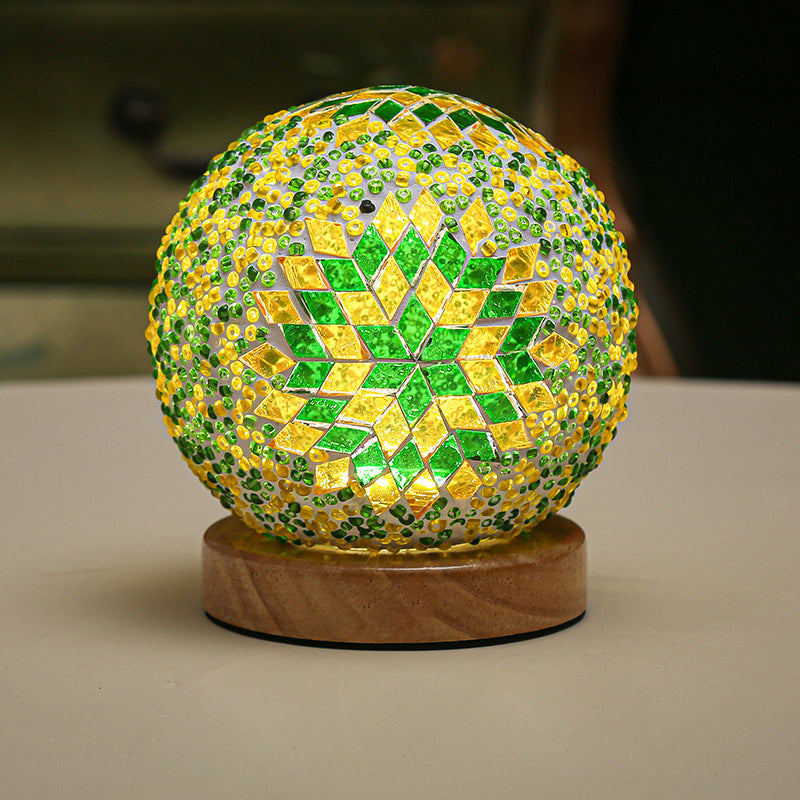 MosaGlow | Håndlavet Mosaik Kuglelampe!