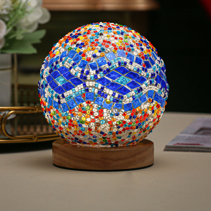 MosaGlow | Håndlavet Mosaik Kuglelampe!