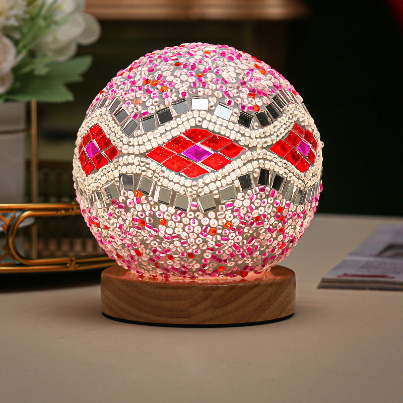 MosaGlow | Håndlavet Mosaik Kuglelampe!
