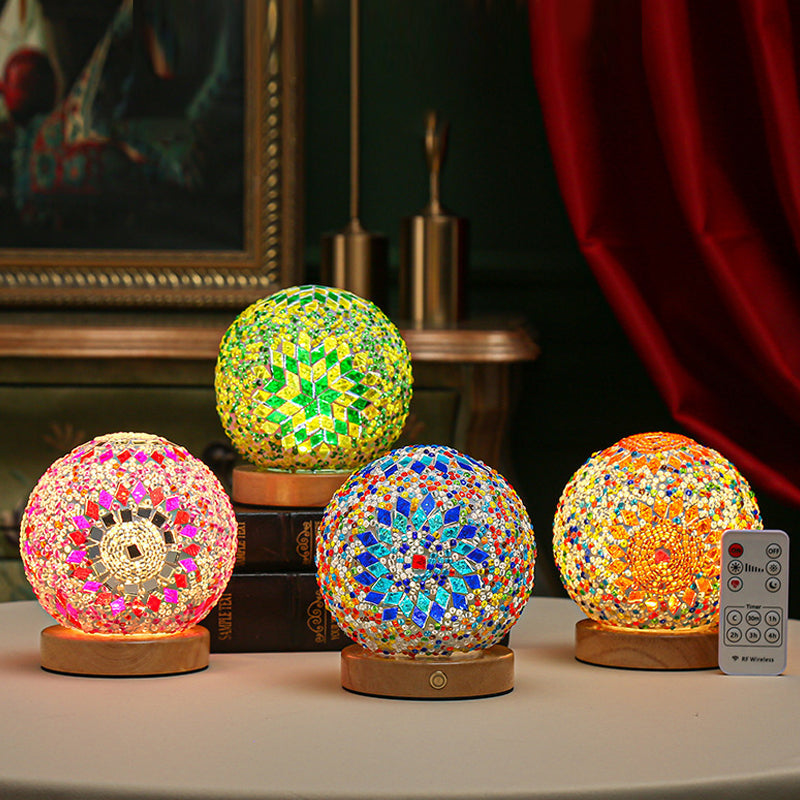 MosaGlow | Håndlavet Mosaik Kuglelampe!