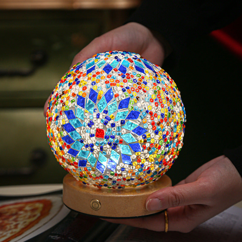 MosaGlow | Håndlavet Mosaik Kuglelampe!