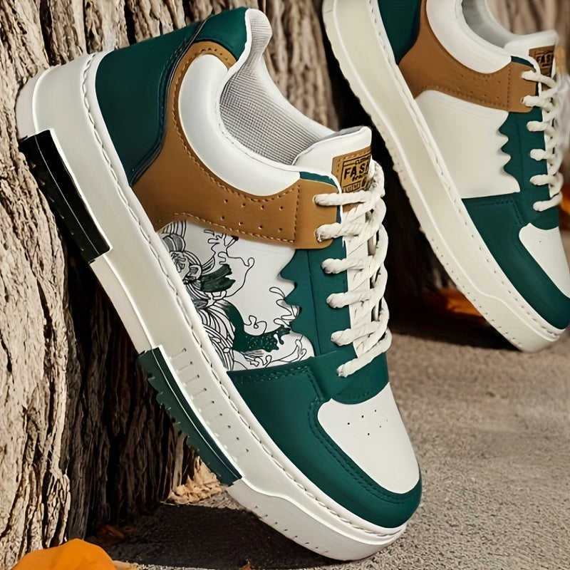 FlexStride - Stilrene Herresneakers | Lav skaft, TPU-sål, alsidig pasform!