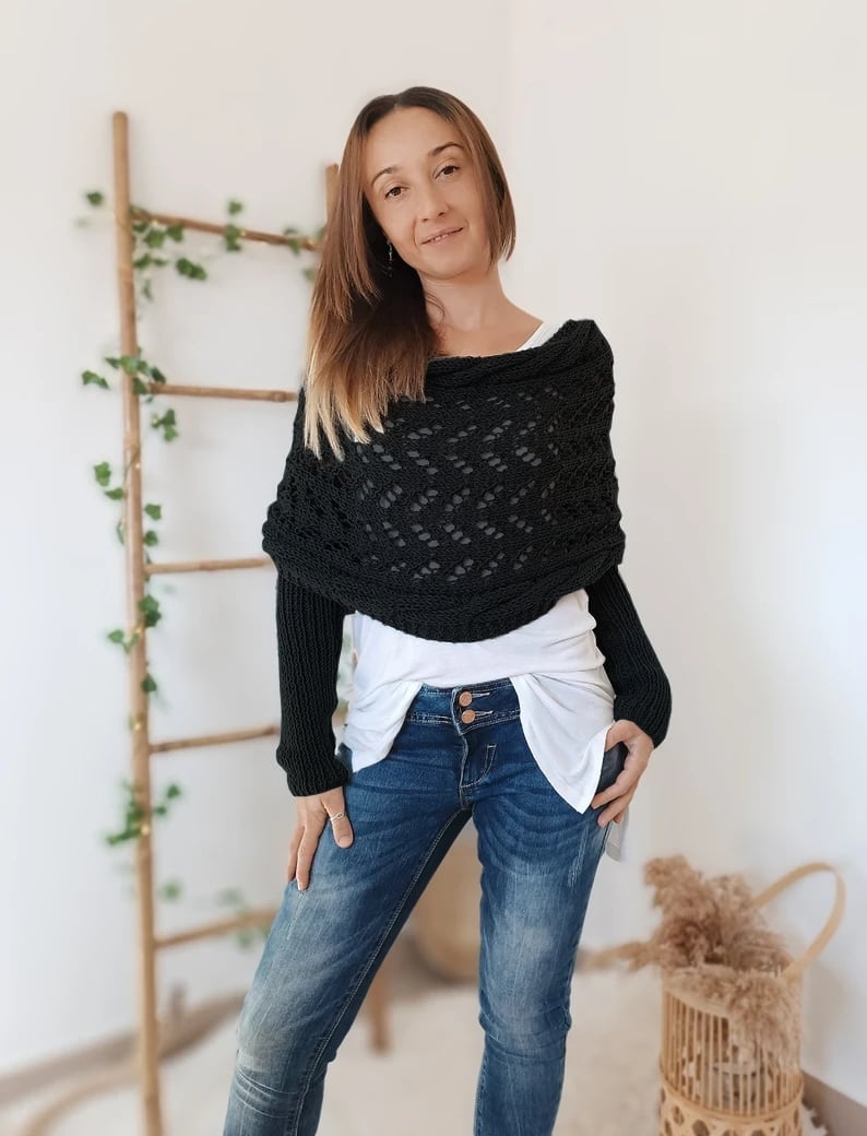 Liliana™ | Komfortabelt strikket tørklæde!