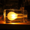 CrystalCube | Elegant Glasbordlampe!