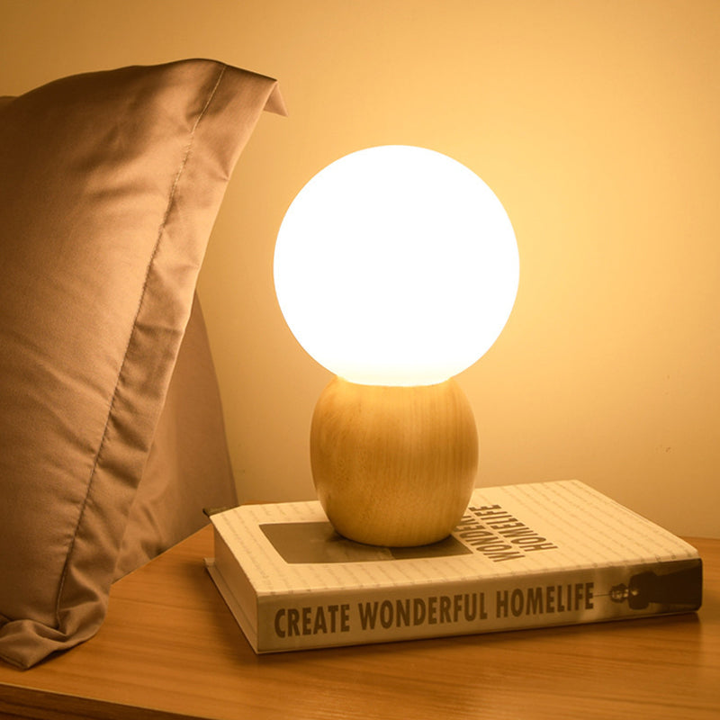 WoodGlow | Beroligende Kuglelampe!
