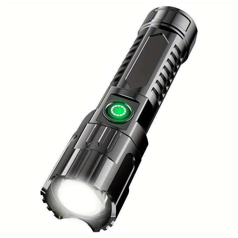LumiBeam - Superkraftig Lommelygte | USB Genopladelig med Teleskopisk Zoom!