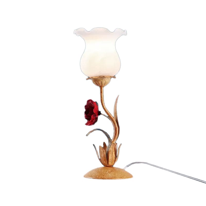 BlomstraGlow | Elegant Blomsterbordlampe!