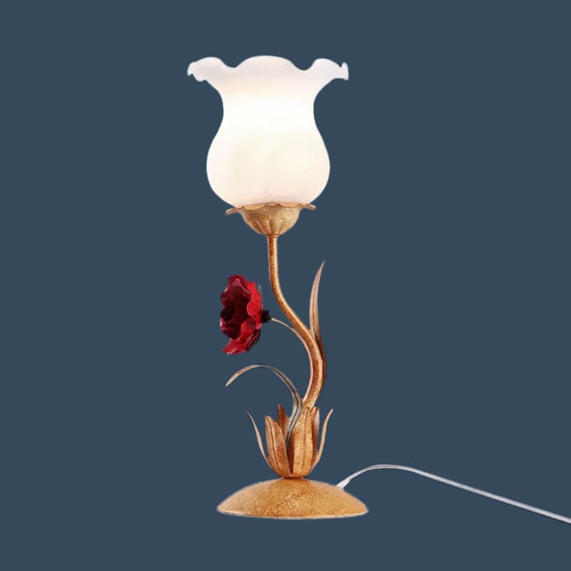 BlomstraGlow | Elegant Blomsterbordlampe!