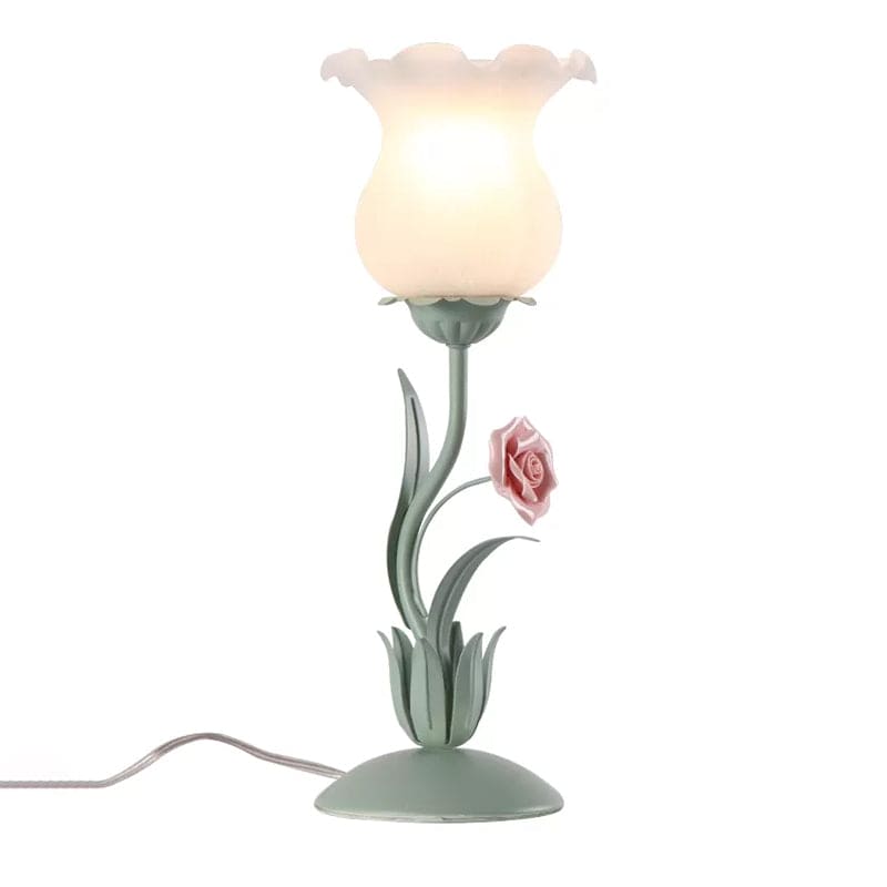 BlomstraGlow | Elegant Blomsterbordlampe!