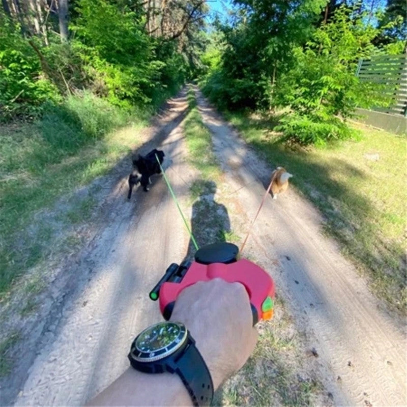 LumiLeash | Dobbelt hundesnor med lys!