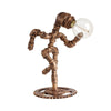 VintageGlow | Klassisk Metalbordlampe!