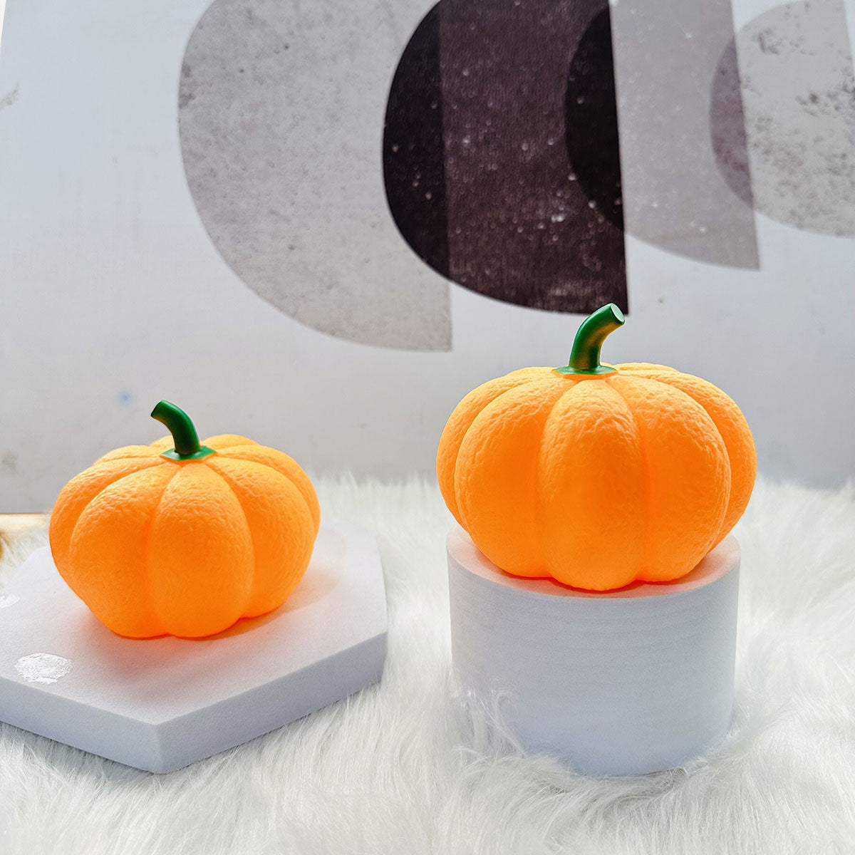 Pumpea - Kreativt Græskar-Natlys | 3-Pak 🎃✨