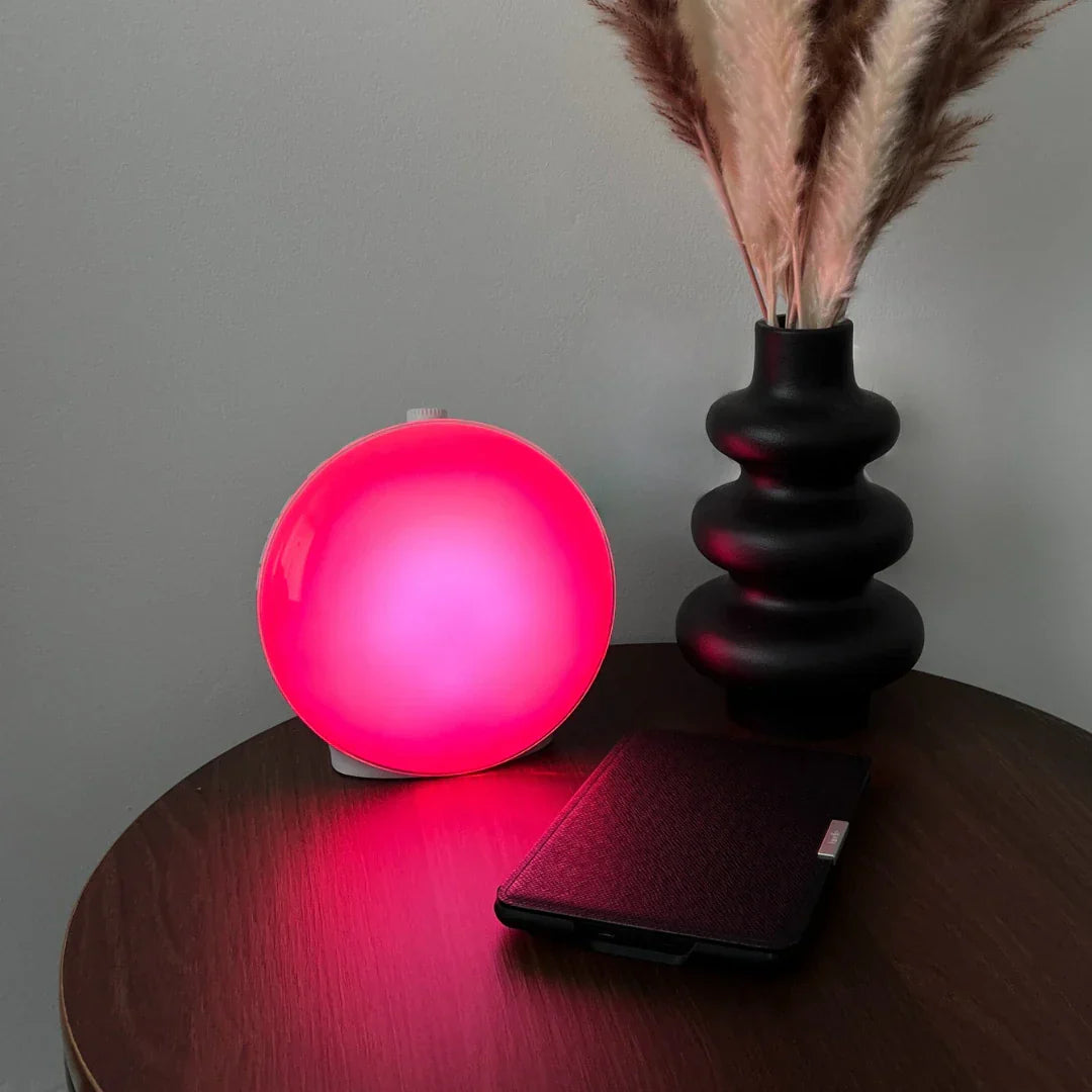 LumiRise | Multifunktionel Vækkeur & Stemningslys Bordlampe!