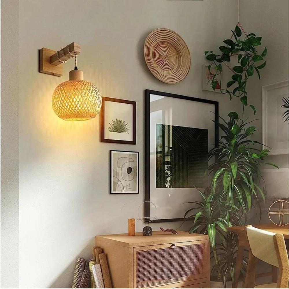MacaronGlow | Unik Bambusdesignerlampe