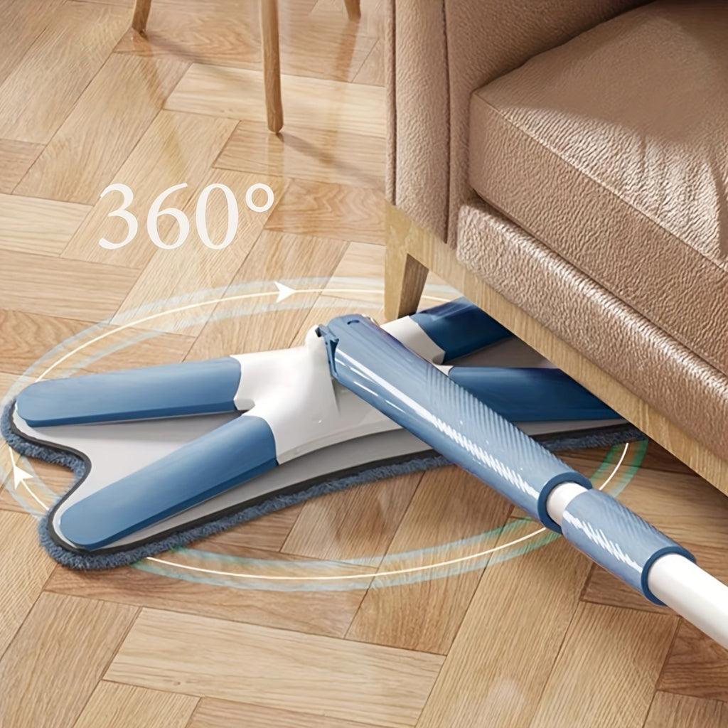 TwistiMop – Multifunktionel Mikrofiber Spin Mop med Vridning – Forenklet Rengøring