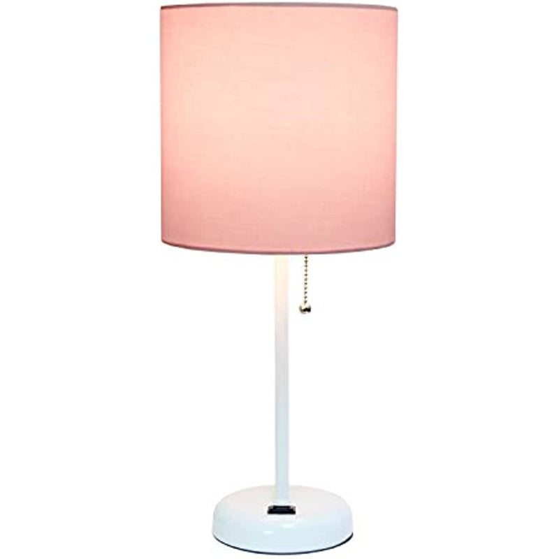 LumiPastel | Slank Lampe med Stoffet Lampeskærm!