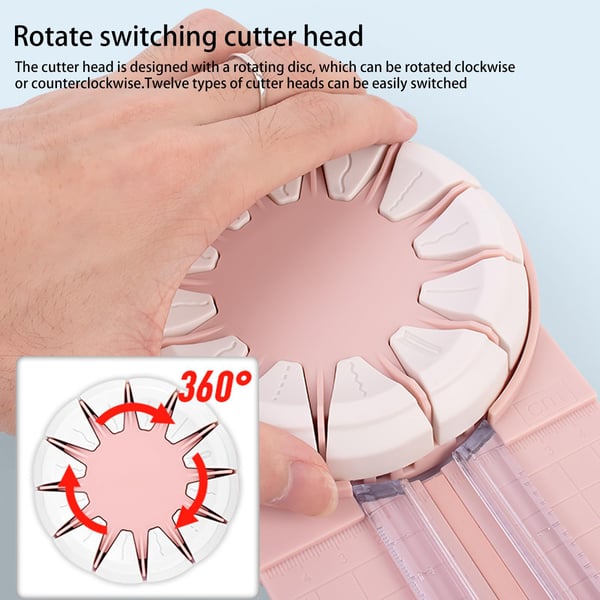 SharpCut | 12-i-1 360° Roterende Papirskærer ✂️