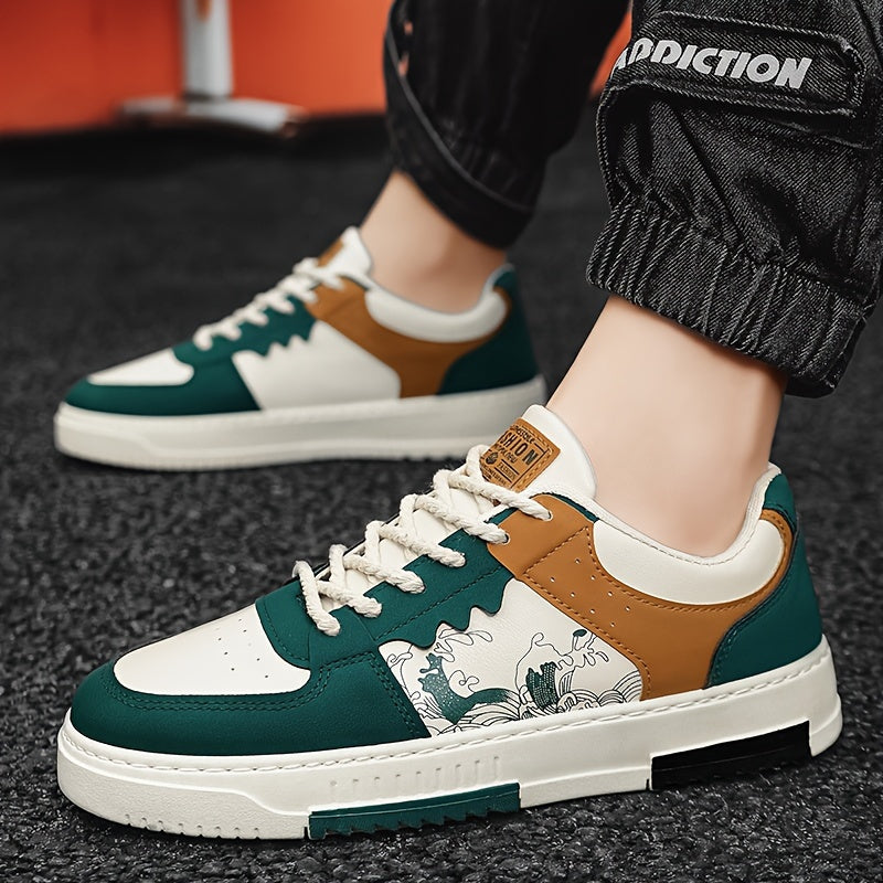 FlexStride - Stilrene Herresneakers | Lav skaft, TPU-sål, alsidig pasform!