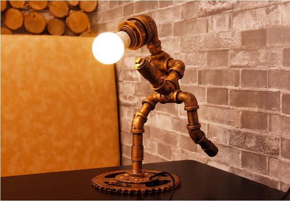 VintageGlow | Klassisk Metalbordlampe!
