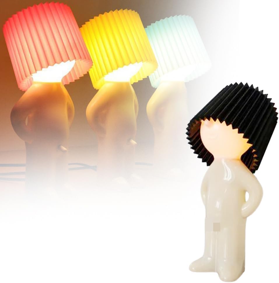 FoldaGlow – Unik Bordlampe med Foldet Lampeskærm!