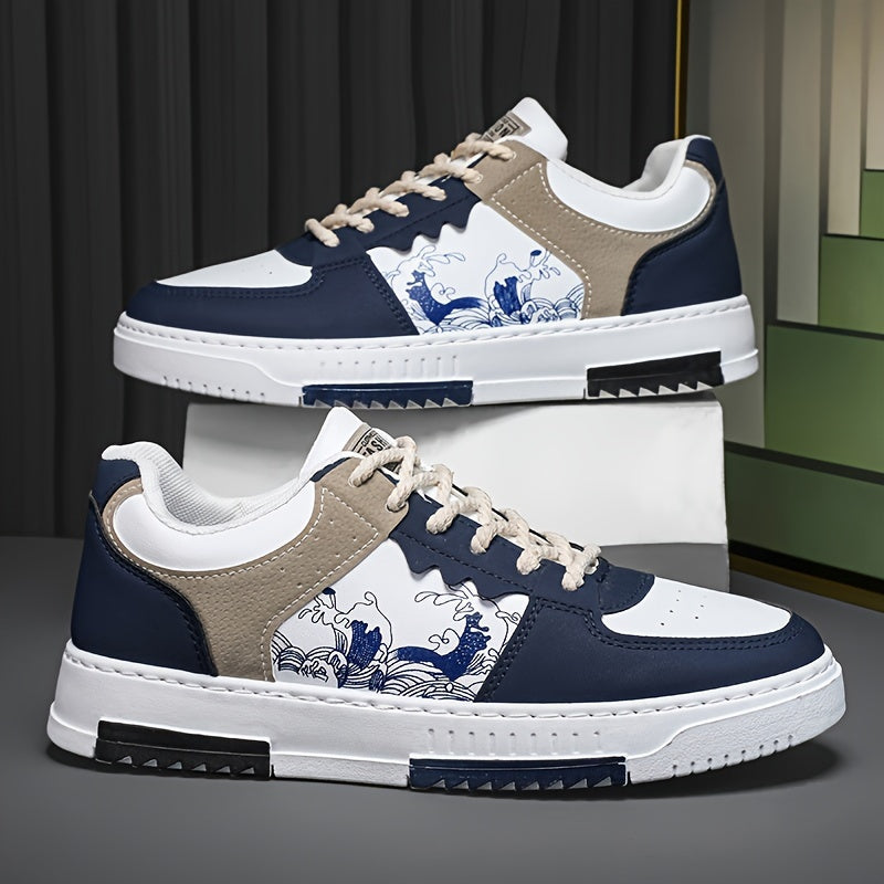 FlexStride - Stilrene Herresneakers | Lav skaft, TPU-sål, alsidig pasform!
