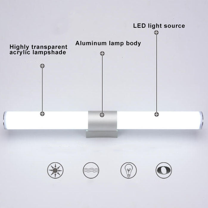 LumiTube | Elegant Cylindrisk LED-spejllampe