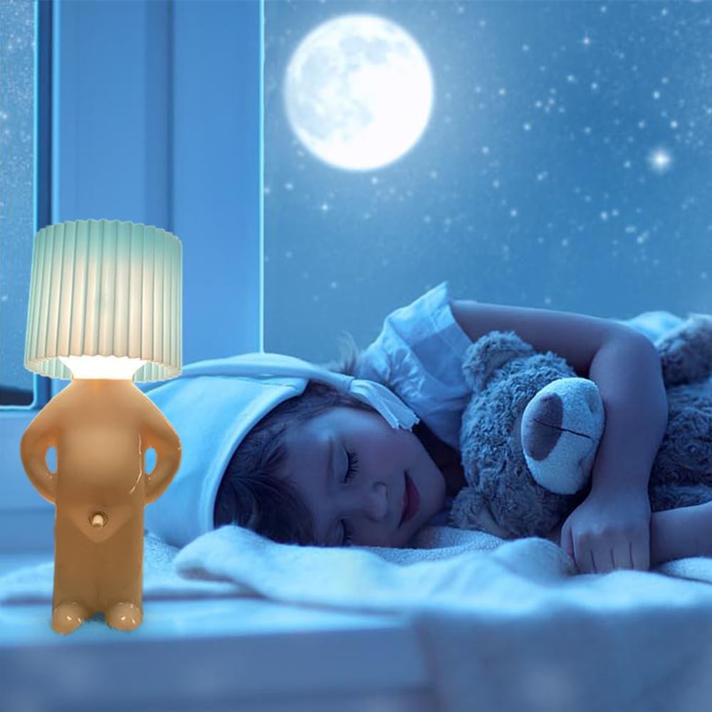 FoldaGlow – Unik Bordlampe med Foldet Lampeskærm!
