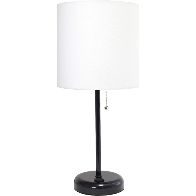 LumiPastel | Slank Lampe med Stoffet Lampeskærm!