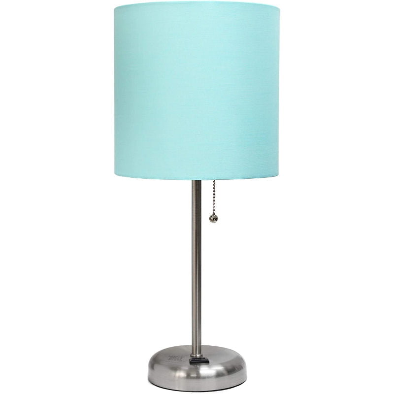 LumiPastel | Slank Lampe med Stoffet Lampeskærm!