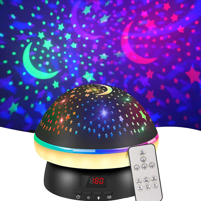 LunaGlow | Stjerne- & Måne LED Natlampe!