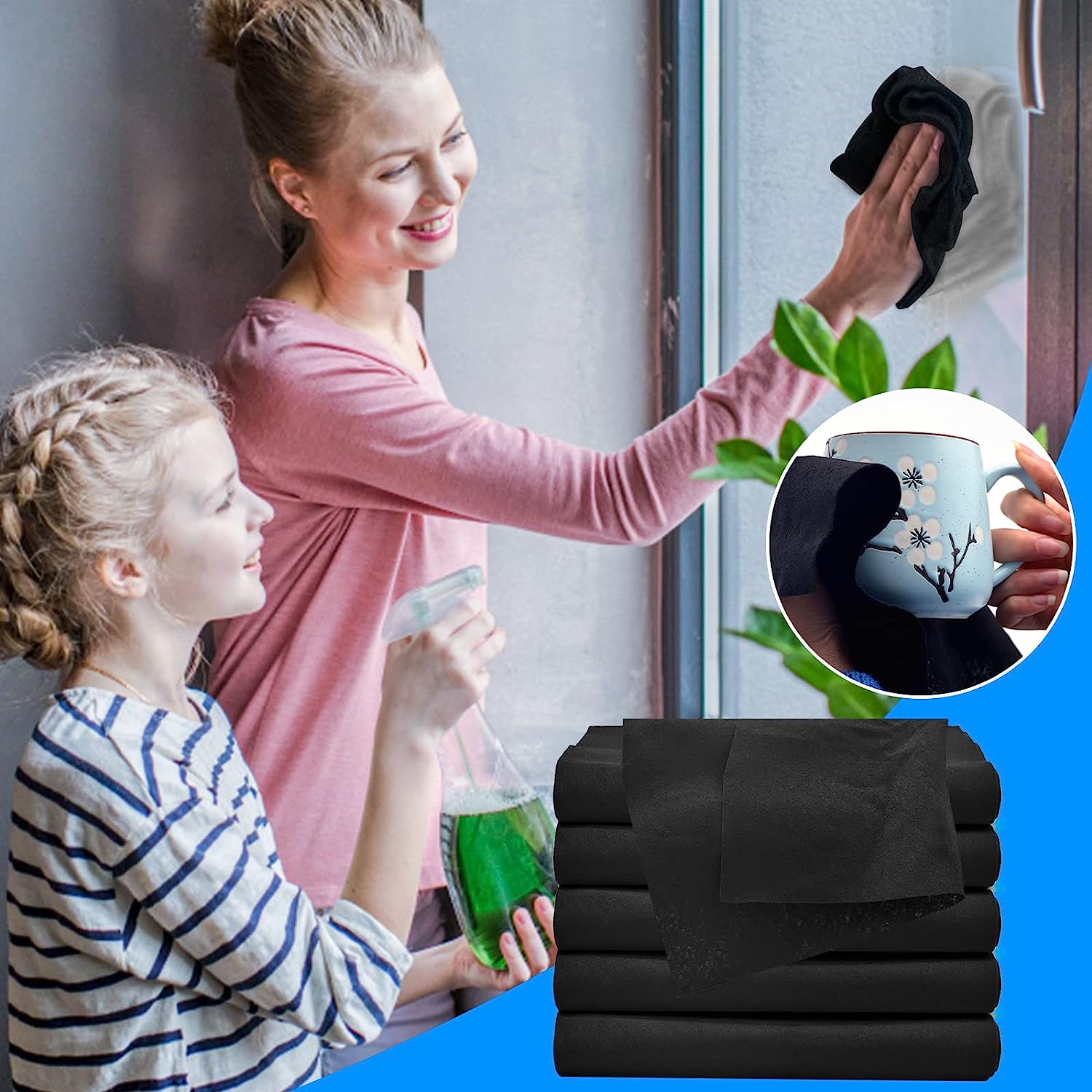 ClarityCloth - Rengøringsløsning Uden Striber