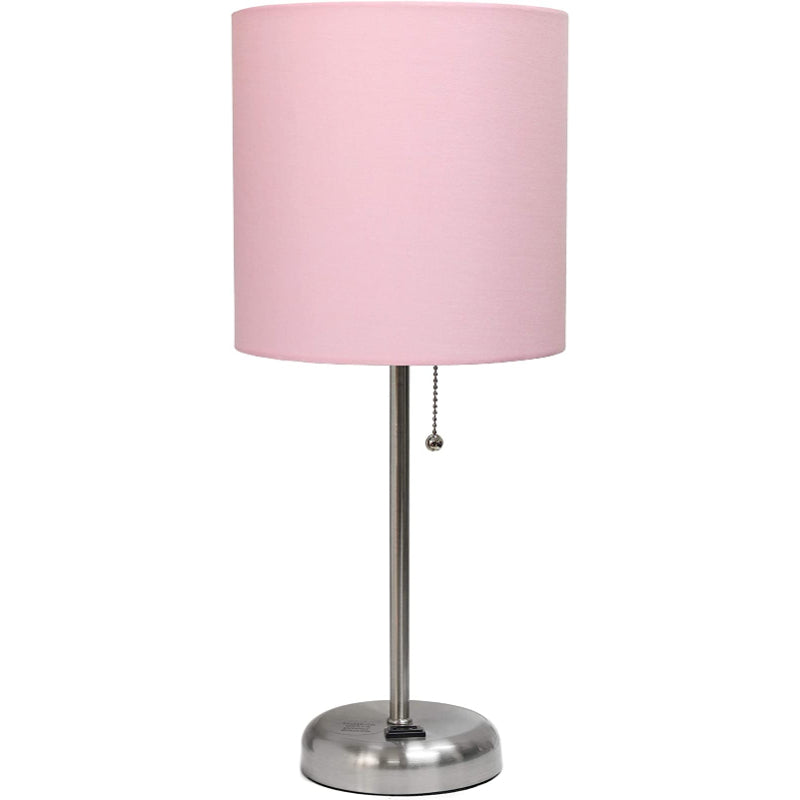 LumiPastel | Slank Lampe med Stoffet Lampeskærm!