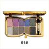 GlamShine Pro – 10-Farvet Skinnende Øjenskyggepalette!