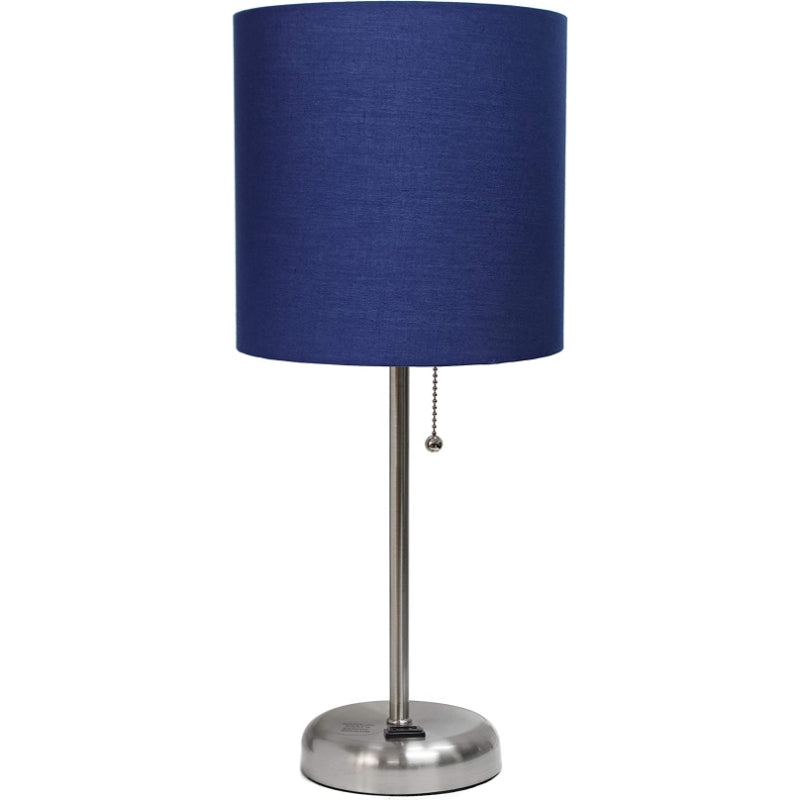 LumiPastel | Slank Lampe med Stoffet Lampeskærm!