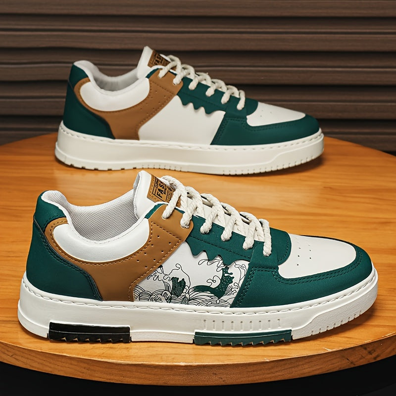 FlexStride - Stilrene Herresneakers | Lav skaft, TPU-sål, alsidig pasform!