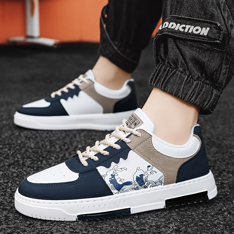 FlexStride - Stilrene Herresneakers | Lav skaft, TPU-sål, alsidig pasform!