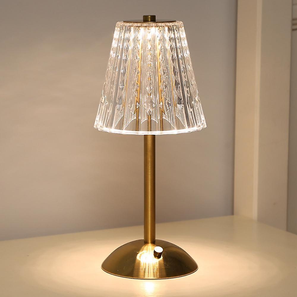 CrystalGlow | Tidløs Krystal Bordlampe!