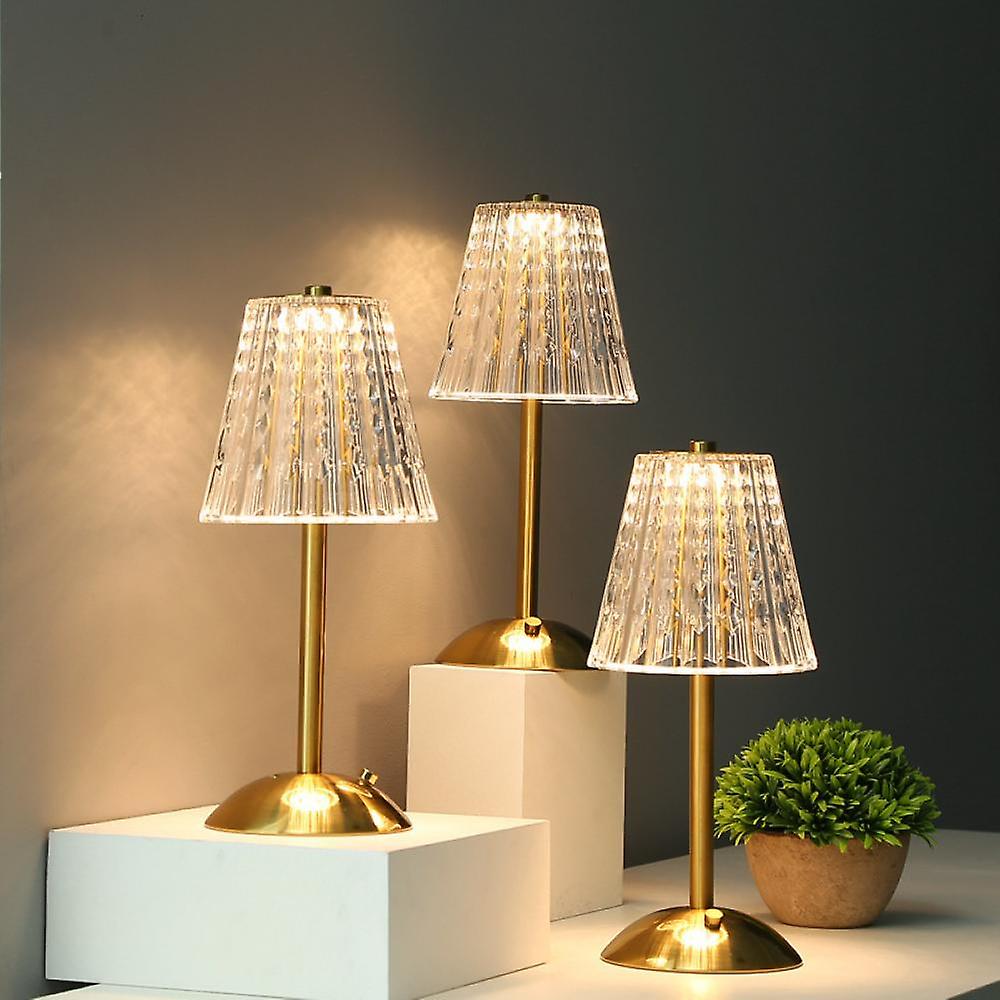 CrystalGlow | Tidløs Krystal Bordlampe!