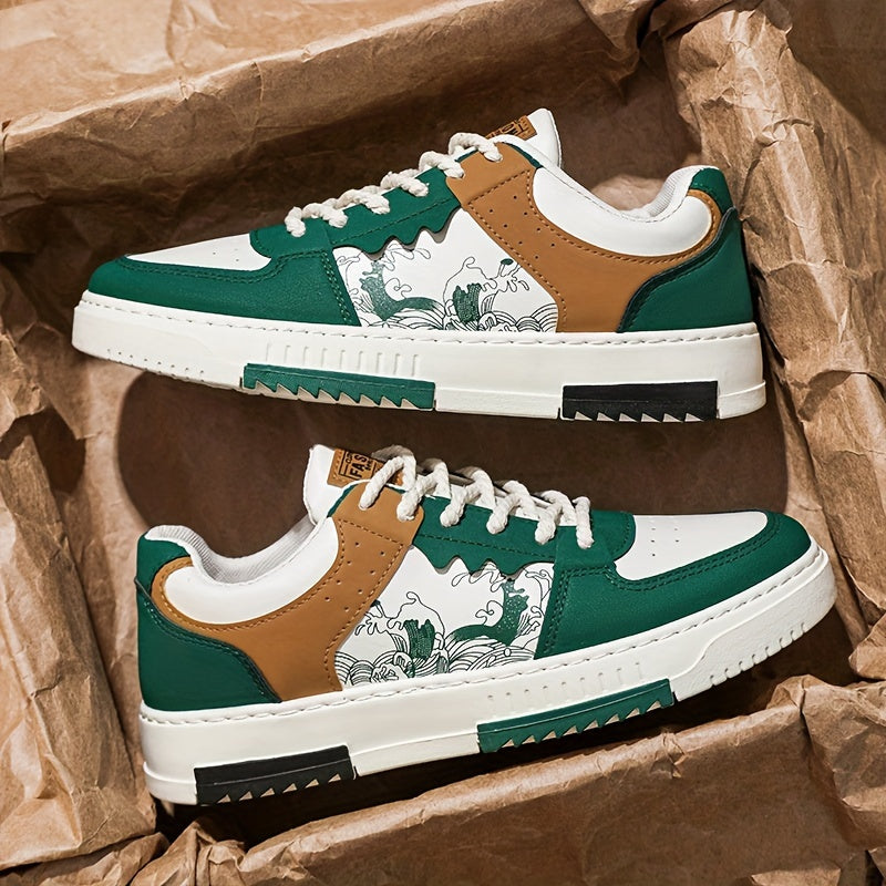 FlexStride - Stilrene Herresneakers | Lav skaft, TPU-sål, alsidig pasform!