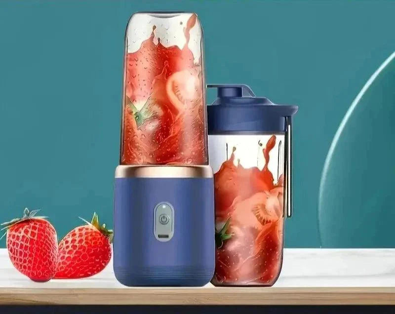 BlendGo – Bærbar Genopladelig Mini Blender – Kompakt og Praktisk