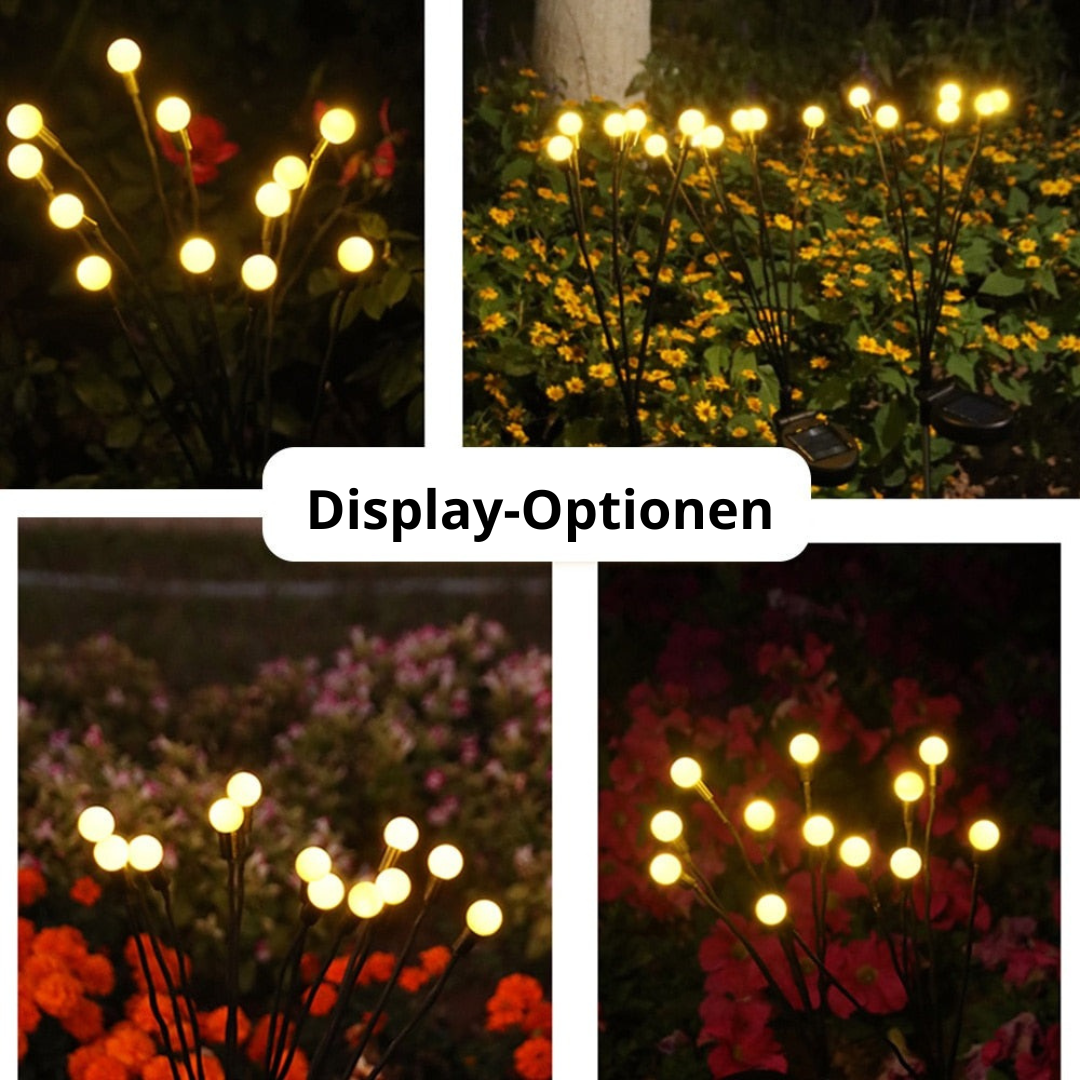 GlowFly™ | Solcelledrevet LED Ildfluelys!