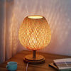 BambuLys | Naturlig Bambus Vævet Lampe!