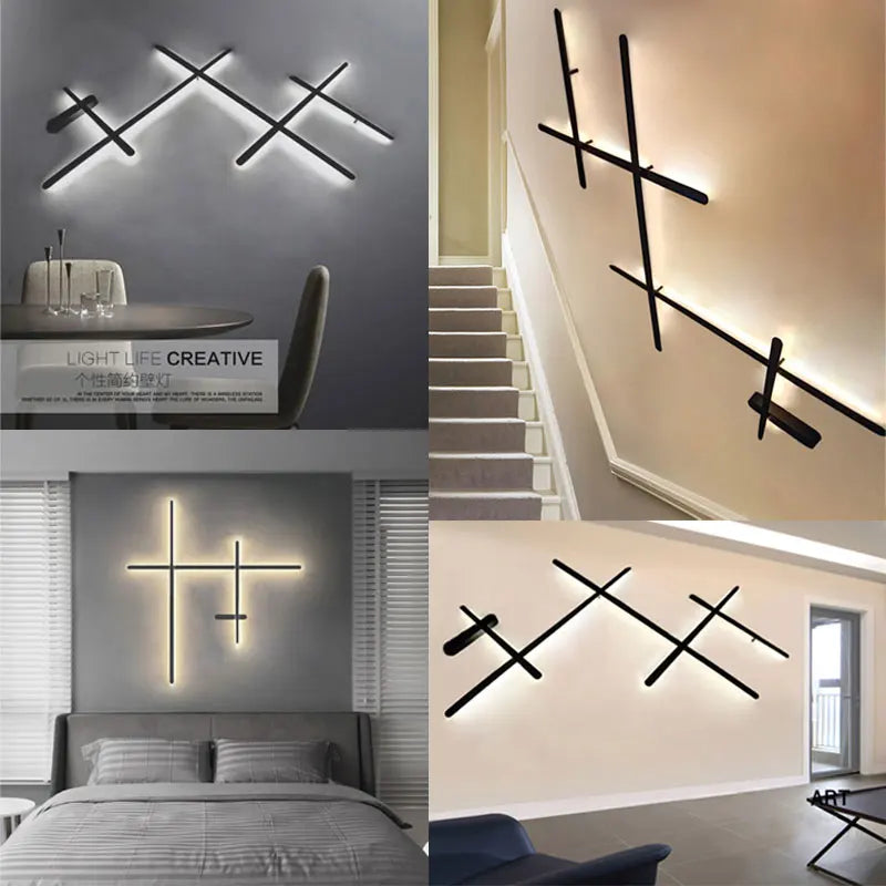 LumiVex | Stilfuld Geometrisk Væglampe