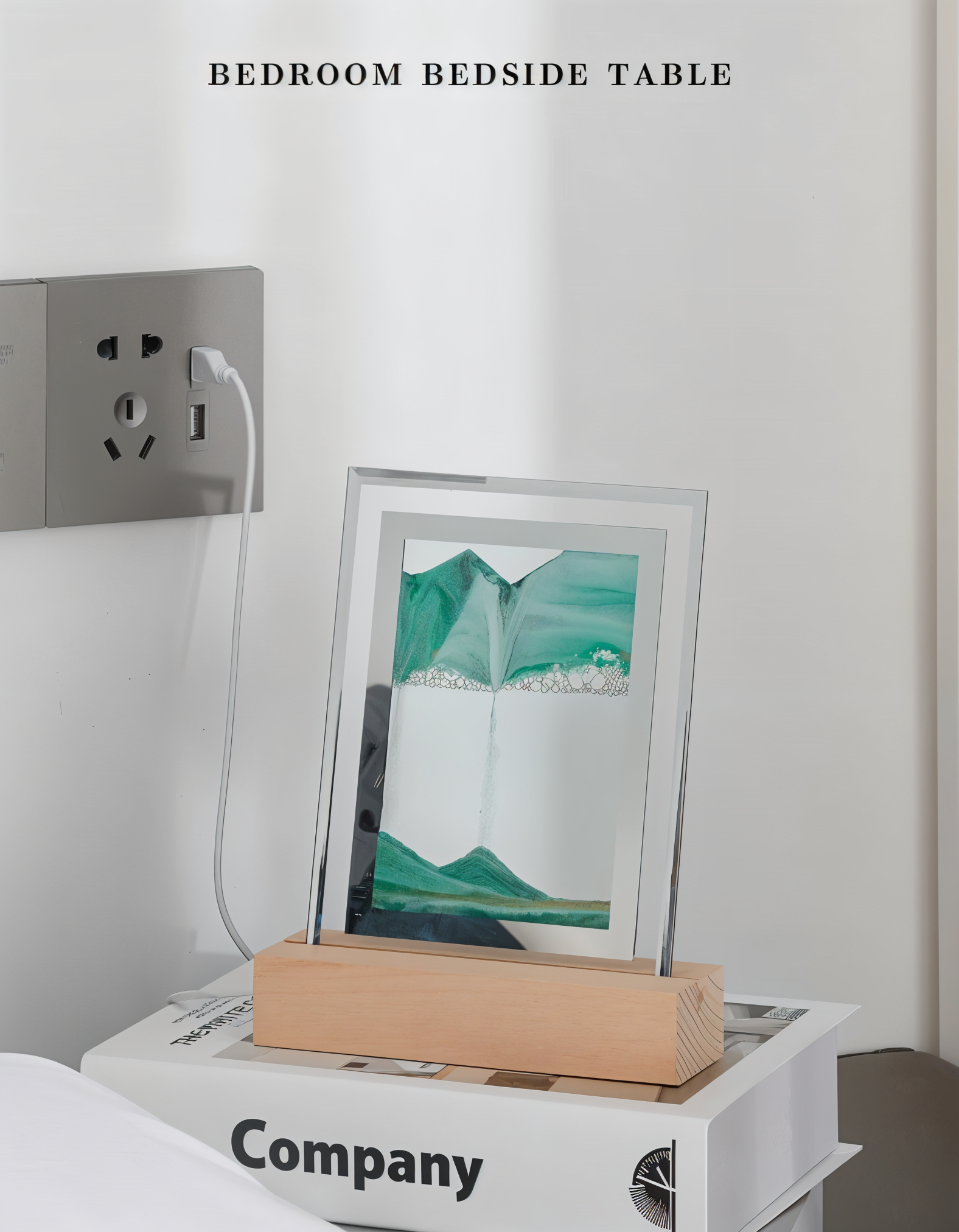 ZenGlow | Kunstnerisk Sand Natlampe!