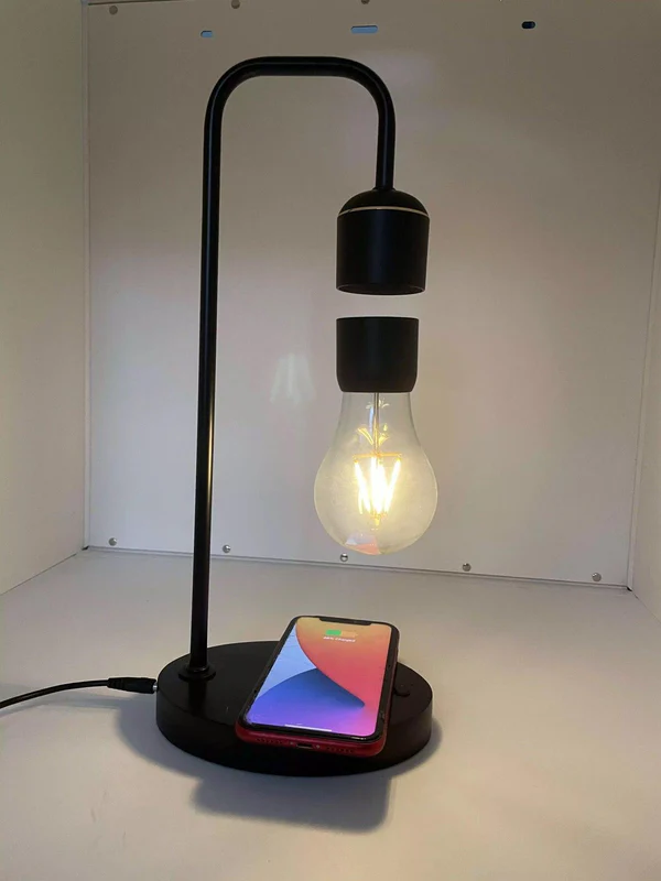 HoverGleam | Minimalistisk Magnetisk Svævende Bordlampe!