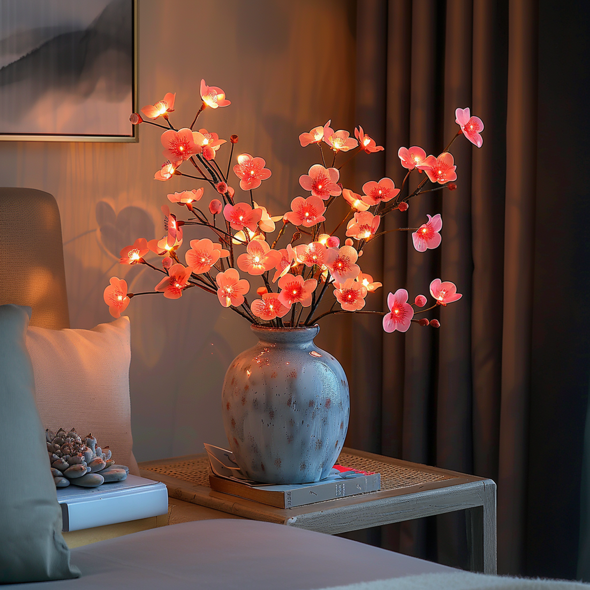 OliveGlow | Varm Olivengren LED Lys!