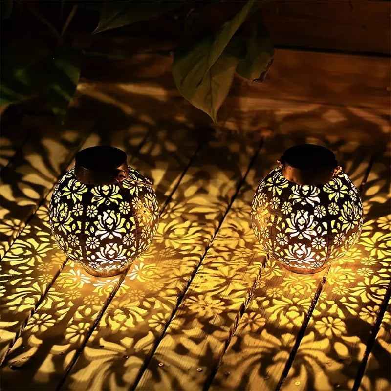 SolarGleam | Retro & Elegante Solcelledrevet Have Lanterne!