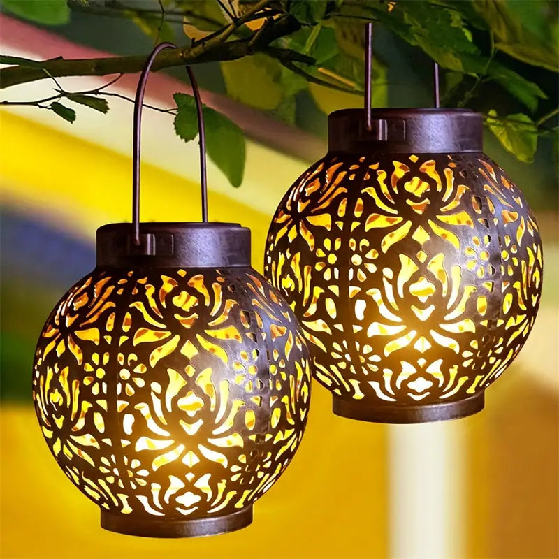 SolarGleam | Retro & Elegante Solcelledrevet Have Lanterne!