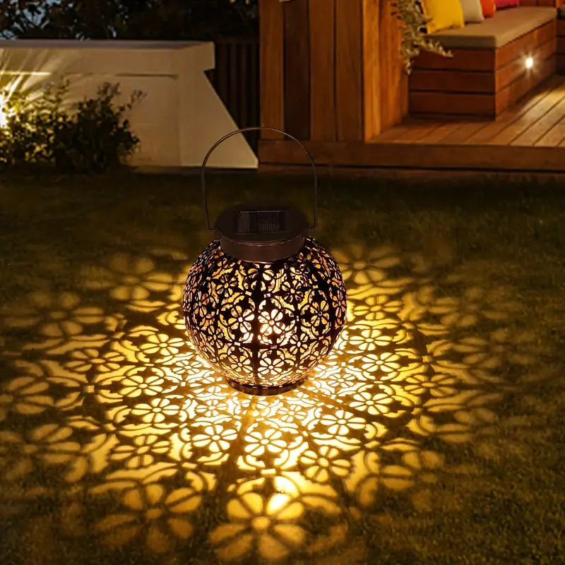 SolarGleam | Retro & Elegante Solcelledrevet Have Lanterne!