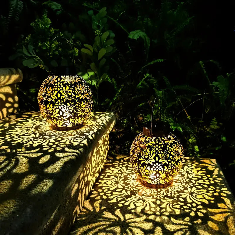 SolarGleam | Retro & Elegante Solcelledrevet Have Lanterne!